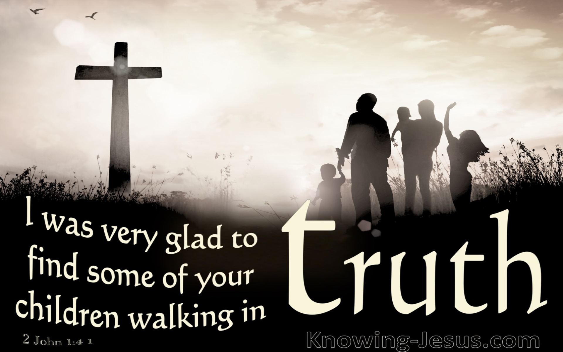 2 John 1:4 Walking In Truth (lemon)